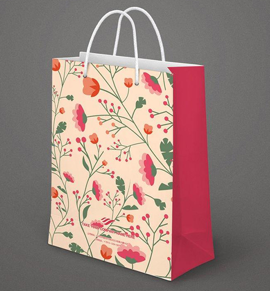 Colorful Kraft Paper Gift Bag Wedding Party Handle Paper Gift Bags
