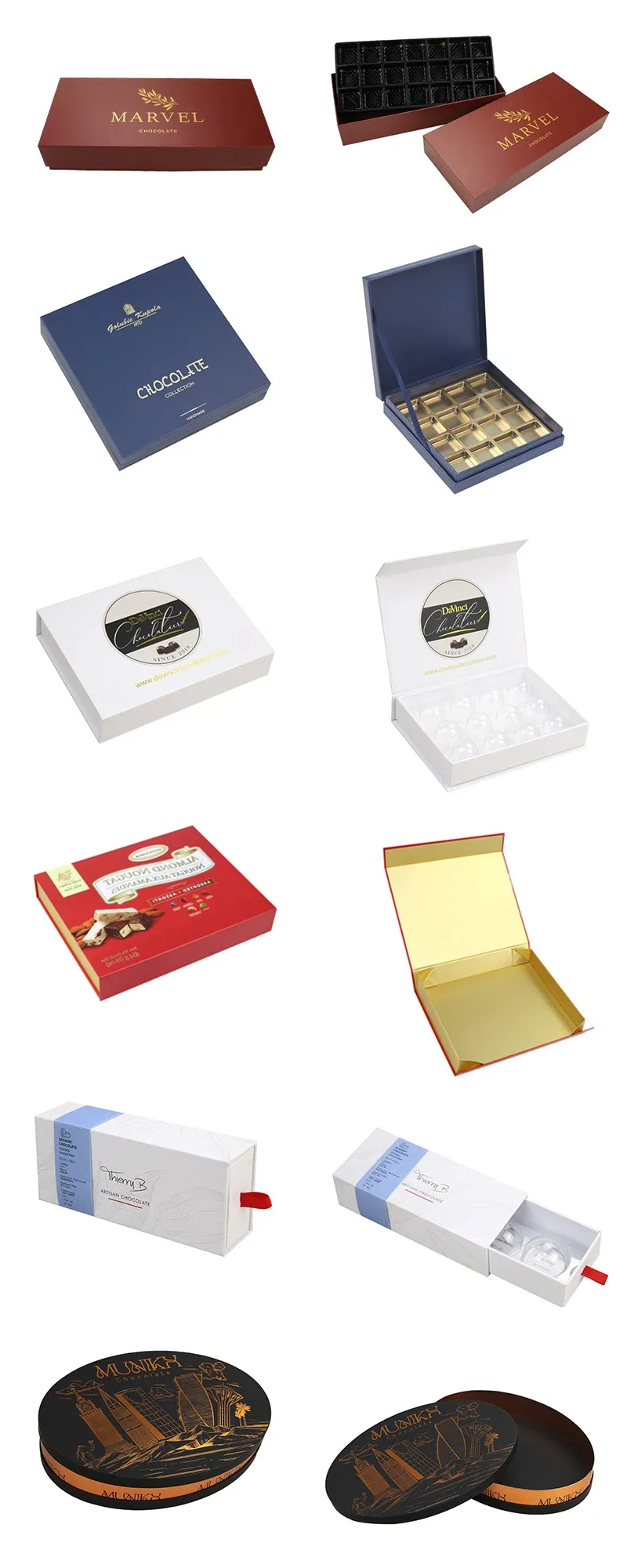 custom chocolate boxes