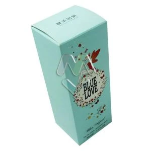 Caixas de envasado de papel de pulverización Caixa de papel plegable de mostra gratuíta para perfume
